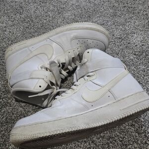 Nike Air Force Hi Top Size 11 Mens White 2017